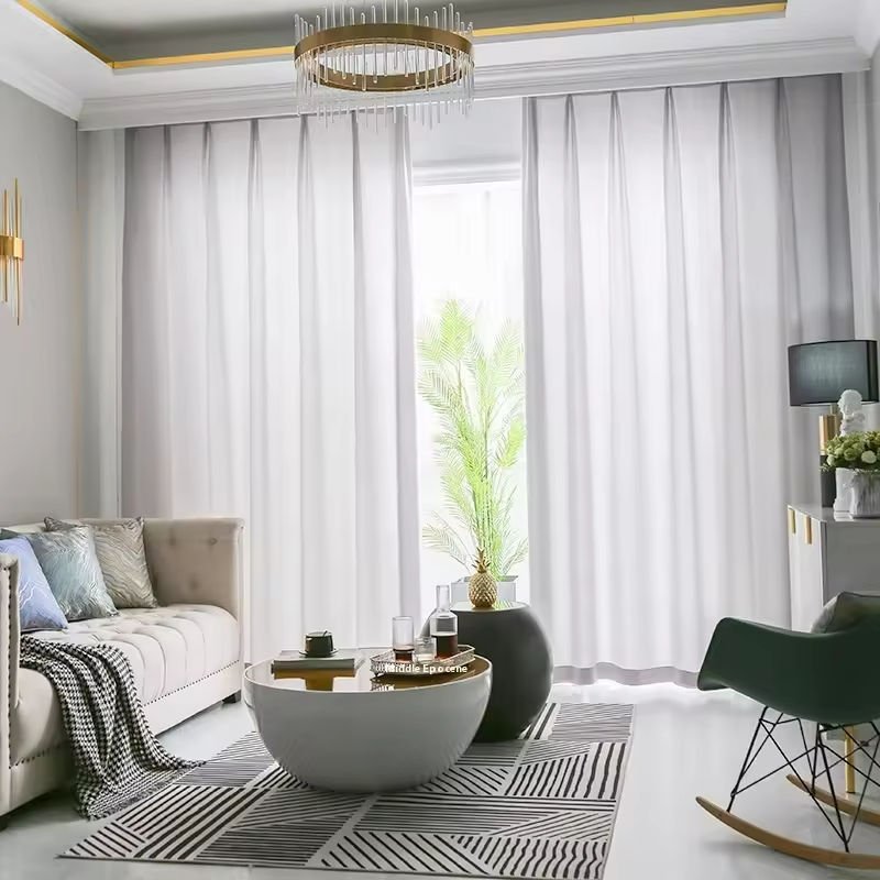 Fireproof Fabric Ripple Fold Curtain - Image 3