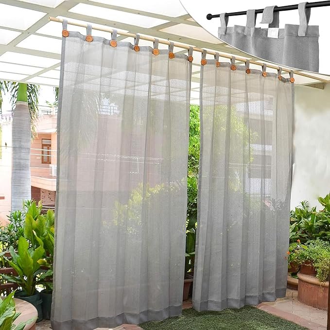 GSM Outdoor Sun Light-filtering Blocking Curtains
